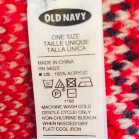 NWT OLD NAVY Fair Isle Knit Scarf - Picture 8 of 8